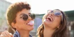 two-women-laughing-chewing-bubble-gum Silvermist young adult drug and alcohol rehab